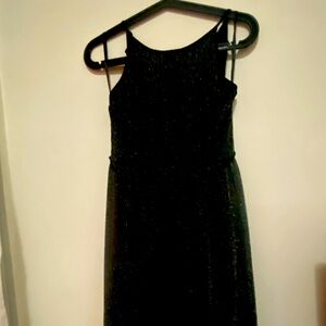 ALLy B.Halter Neck A Line Dress Size10 Black
